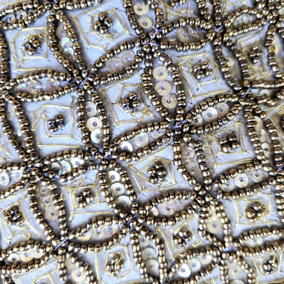 Sequin Beaded Satin India Wedding Drawstring Evening Prom Crossbody Shou… - Picture 5 of 6